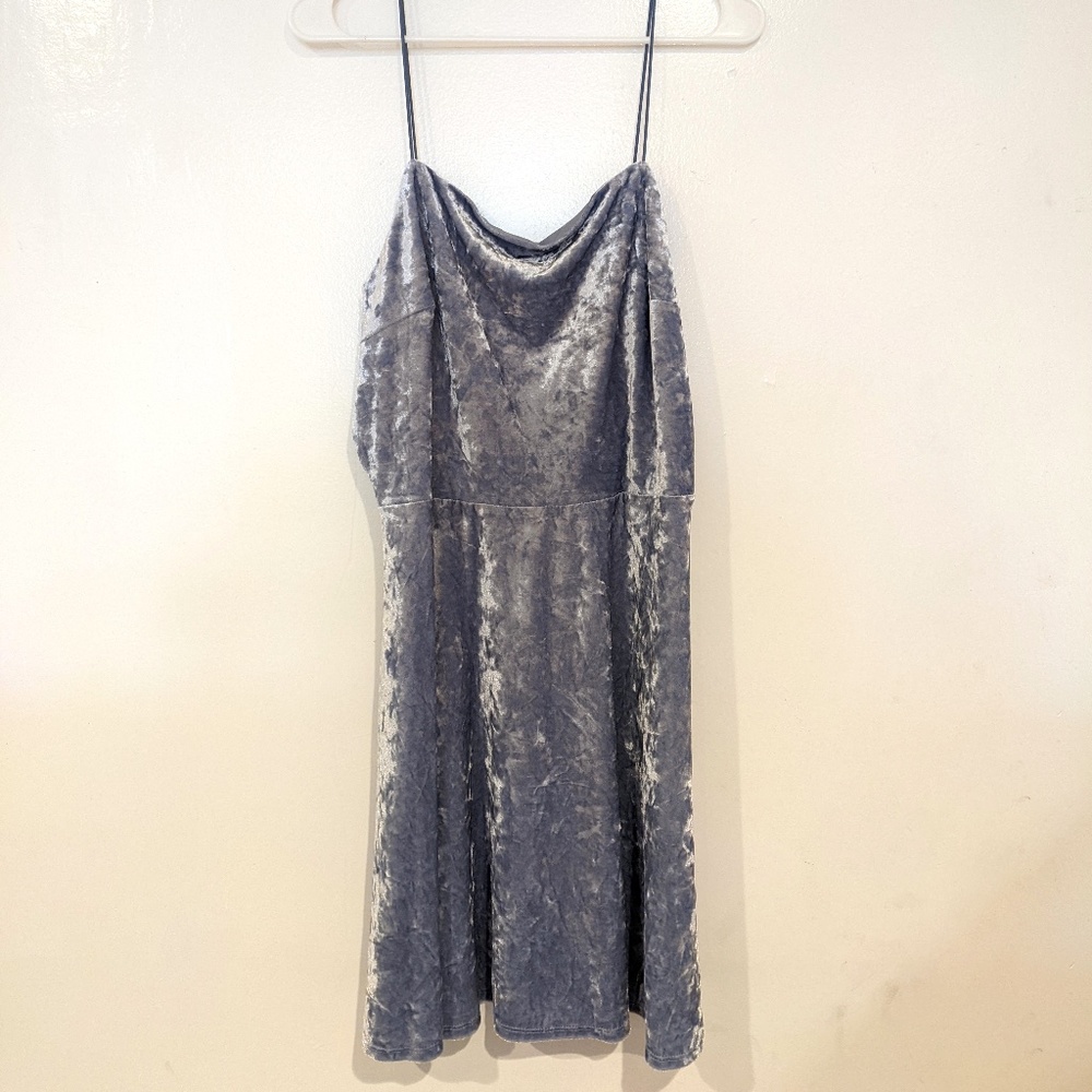 Wild Fable Purple Velvet Dress